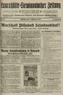 Laurahütte-Siemianowitzer Zeitung : enzige älteste und gelesenste Zeitung von Laurahütte-Siemianowitz mit wöchentlicher Unterhaitungsbeilage. 1930, nr 138
