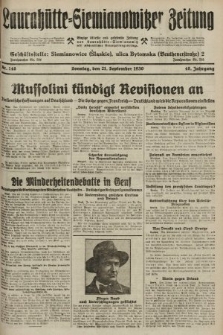 Laurahütte-Siemianowitzer Zeitung : enzige älteste und gelesenste Zeitung von Laurahütte-Siemianowitz mit wöchentlicher Unterhaitungsbeilage. 1930, nr 148