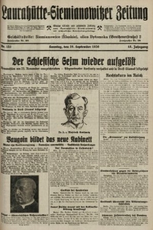 Laurahütte-Siemianowitzer Zeitung : enzige älteste und gelesenste Zeitung von Laurahütte-Siemianowitz mit wöchentlicher Unterhaitungsbeilage. 1930, nr 152