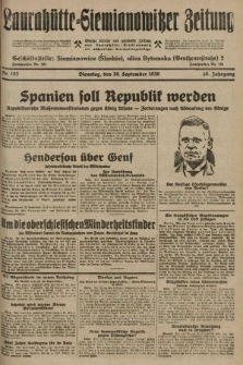 Laurahütte-Siemianowitzer Zeitung : enzige älteste und gelesenste Zeitung von Laurahütte-Siemianowitz mit wöchentlicher Unterhaitungsbeilage. 1930, nr 153