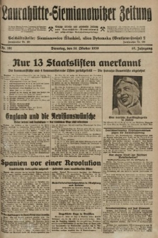 Laurahütte-Siemianowitzer Zeitung : enzige älteste und gelesenste Zeitung von Laurahütte-Siemianowitz mit wöchentlicher Unterhaitungsbeilage. 1930, nr 161