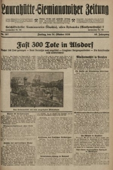 Laurahütte-Siemianowitzer Zeitung : enzige älteste und gelesenste Zeitung von Laurahütte-Siemianowitz mit wöchentlicher Unterhaitungsbeilage. 1930, nr 167