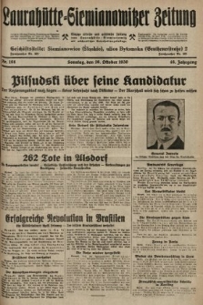 Laurahütte-Siemianowitzer Zeitung : enzige älteste und gelesenste Zeitung von Laurahütte-Siemianowitz mit wöchentlicher Unterhaitungsbeilage. 1930, nr 168