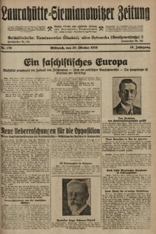 Laurahütte-Siemianowitzer Zeitung : enzige älteste und gelesenste Zeitung von Laurahütte-Siemianowitz mit wöchentlicher Unterhaitungsbeilage. 1930, nr 170