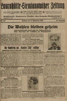 Laurahütte-Siemianowitzer Zeitung : enzige älteste und gelesenste Zeitung von Laurahütte-Siemianowitz mit wöchentlicher Unterhaitungsbeilage. 1930, nr 179