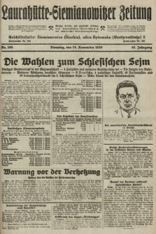 Laurahütte-Siemianowitzer Zeitung : enzige älteste und gelesenste Zeitung von Laurahütte-Siemianowitz mit wöchentlicher Unterhaitungsbeilage. 1930, nr 185
