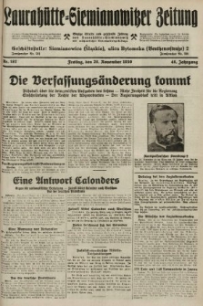 Laurahütte-Siemianowitzer Zeitung : enzige älteste und gelesenste Zeitung von Laurahütte-Siemianowitz mit wöchentlicher Unterhaitungsbeilage. 1930, nr 187