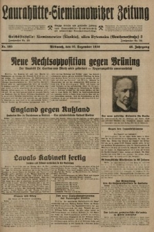 Laurahütte-Siemianowitzer Zeitung : enzige älteste und gelesenste Zeitung von Laurahütte-Siemianowitz mit wöchentlicher Unterhaitungsbeilage. 1930, nr 193