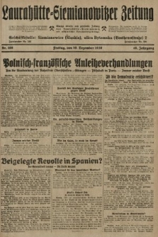 Laurahütte-Siemianowitzer Zeitung : enzige älteste und gelesenste Zeitung von Laurahütte-Siemianowitz mit wöchentlicher Unterhaitungsbeilage. 1930, nr 198