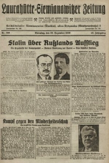 Laurahütte-Siemianowitzer Zeitung : enzige älteste und gelesenste Zeitung von Laurahütte-Siemianowitz mit wöchentlicher Unterhaitungsbeilage. 1930, nr 200