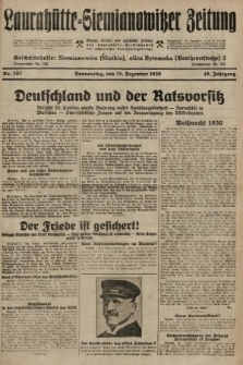 Laurahütte-Siemianowitzer Zeitung : enzige älteste und gelesenste Zeitung von Laurahütte-Siemianowitz mit wöchentlicher Unterhaitungsbeilage. 1930, nr 202