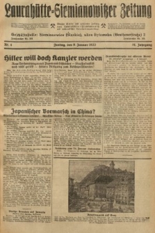 Laurahütte-Siemianowitzer Zeitung : enzige älteste und gelesenste Zeitung von Laurahütte-Siemianowitz mit wöchentlicher Unterhaitungsbeilage. 1933, nr 4