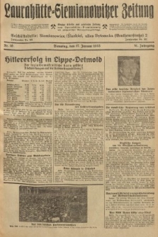 Laurahütte-Siemianowitzer Zeitung : enzige älteste und gelesenste Zeitung von Laurahütte-Siemianowitz mit wöchentlicher Unterhaitungsbeilage. 1933, nr 10
