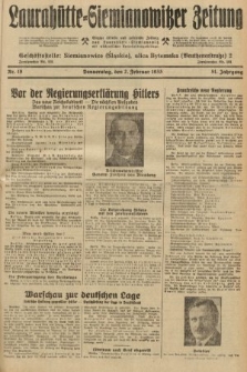Laurahütte-Siemianowitzer Zeitung : enzige älteste und gelesenste Zeitung von Laurahütte-Siemianowitz mit wöchentlicher Unterhaitungsbeilage. 1933, nr 19