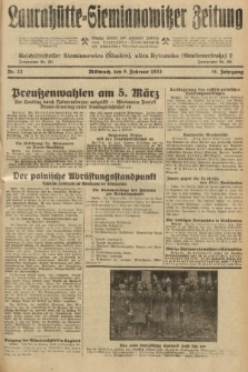 Laurahütte-Siemianowitzer Zeitung : enzige älteste und gelesenste Zeitung von Laurahütte-Siemianowitz mit wöchentlicher Unterhaitungsbeilage. 1933, nr 22