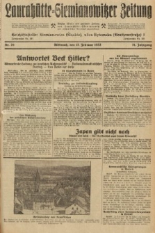 Laurahütte-Siemianowitzer Zeitung : enzige älteste und gelesenste Zeitung von Laurahütte-Siemianowitz mit wöchentlicher Unterhaitungsbeilage. 1933, nr 26