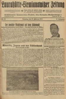Laurahütte-Siemianowitzer Zeitung : enzige älteste und gelesenste Zeitung von Laurahütte-Siemianowitz mit wöchentlicher Unterhaitungsbeilage. 1933, nr 33