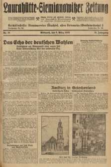 Laurahütte-Siemianowitzer Zeitung : enzige älteste und gelesenste Zeitung von Laurahütte-Siemianowitz mit wöchentlicher Unterhaitungsbeilage. 1933, nr 38