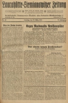 Laurahütte-Siemianowitzer Zeitung : enzige älteste und gelesenste Zeitung von Laurahütte-Siemianowitz mit wöchentlicher Unterhaitungsbeilage. 1933, nr 48
