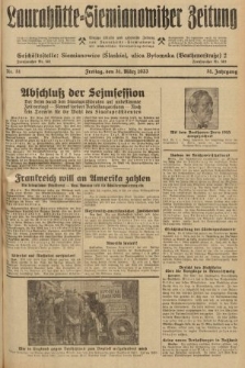 Laurahütte-Siemianowitzer Zeitung : enzige älteste und gelesenste Zeitung von Laurahütte-Siemianowitz mit wöchentlicher Unterhaitungsbeilage. 1933, nr 51