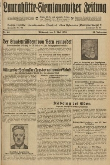 Laurahütte-Siemianowitzer Zeitung : enzige älteste und gelesenste Zeitung von Laurahütte-Siemianowitz mit wöchentlicher Unterhaitungsbeilage. 1933, nr 69