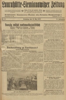 Laurahütte-Siemianowitzer Zeitung : enzige älteste und gelesenste Zeitung von Laurahütte-Siemianowitz mit wöchentlicher Unterhaitungsbeilage. 1933, nr 83