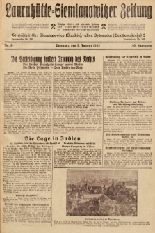 Laurahütte-Siemianowitzer Zeitung : enzige älteste und gelesenste Zeitung von Laurahütte-Siemianowitz mit wöchentlicher Unterhaitungsbeilage. 1932, nr 3