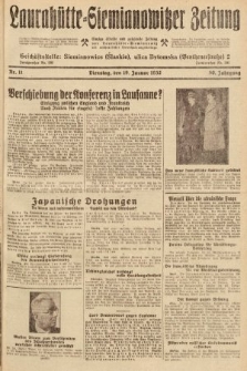 Laurahütte-Siemianowitzer Zeitung : enzige älteste und gelesenste Zeitung von Laurahütte-Siemianowitz mit wöchentlicher Unterhaitungsbeilage. 1932, nr 11