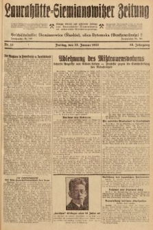 Laurahütte-Siemianowitzer Zeitung : enzige älteste und gelesenste Zeitung von Laurahütte-Siemianowitz mit wöchentlicher Unterhaitungsbeilage. 1932, nr 13