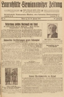 Laurahütte-Siemianowitzer Zeitung : enzige älteste und gelesenste Zeitung von Laurahütte-Siemianowitz mit wöchentlicher Unterhaitungsbeilage. 1932, nr 15