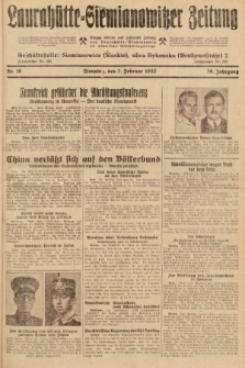 Laurahütte-Siemianowitzer Zeitung : enzige älteste und gelesenste Zeitung von Laurahütte-Siemianowitz mit wöchentlicher Unterhaitungsbeilage. 1932, nr 19