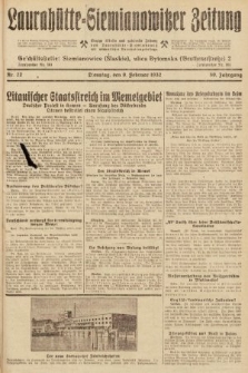 Laurahütte-Siemianowitzer Zeitung : enzige älteste und gelesenste Zeitung von Laurahütte-Siemianowitz mit wöchentlicher Unterhaitungsbeilage. 1932, nr 22