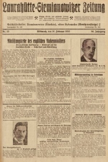 Laurahütte-Siemianowitzer Zeitung : enzige älteste und gelesenste Zeitung von Laurahütte-Siemianowitz mit wöchentlicher Unterhaitungsbeilage. 1932, nr 23