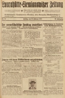 Laurahütte-Siemianowitzer Zeitung : enzige älteste und gelesenste Zeitung von Laurahütte-Siemianowitz mit wöchentlicher Unterhaitungsbeilage. 1932, nr 28