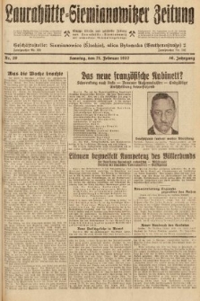 Laurahütte-Siemianowitzer Zeitung : enzige älteste und gelesenste Zeitung von Laurahütte-Siemianowitz mit wöchentlicher Unterhaitungsbeilage. 1932, nr 29