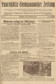 Laurahütte-Siemianowitzer Zeitung : enzige älteste und gelesenste Zeitung von Laurahütte-Siemianowitz mit wöchentlicher Unterhaitungsbeilage. 1932, nr 30