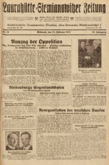 Laurahütte-Siemianowitzer Zeitung : enzige älteste und gelesenste Zeitung von Laurahütte-Siemianowitz mit wöchentlicher Unterhaitungsbeilage. 1932, nr 31