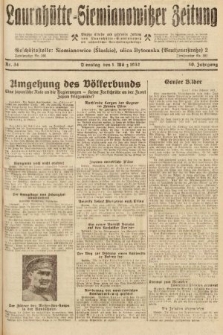 Laurahütte-Siemianowitzer Zeitung : enzige älteste und gelesenste Zeitung von Laurahütte-Siemianowitz mit wöchentlicher Unterhaitungsbeilage. 1932, nr 34