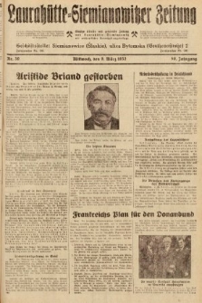 Laurahütte-Siemianowitzer Zeitung : enzige älteste und gelesenste Zeitung von Laurahütte-Siemianowitz mit wöchentlicher Unterhaitungsbeilage. 1932, nr 39