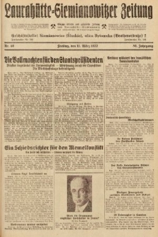 Laurahütte-Siemianowitzer Zeitung : enzige älteste und gelesenste Zeitung von Laurahütte-Siemianowitz mit wöchentlicher Unterhaitungsbeilage. 1932, nr 40