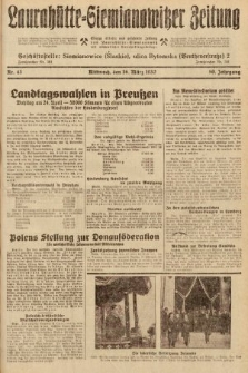 Laurahütte-Siemianowitzer Zeitung : enzige älteste und gelesenste Zeitung von Laurahütte-Siemianowitz mit wöchentlicher Unterhaitungsbeilage. 1932, nr 43