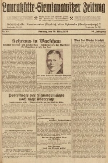 Laurahütte-Siemianowitzer Zeitung : enzige älteste und gelesenste Zeitung von Laurahütte-Siemianowitz mit wöchentlicher Unterhaitungsbeilage. 1932, nr 45