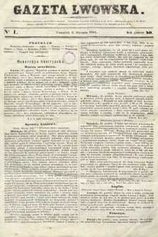 Gazeta Lwowska. 1851, nr 1