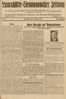 Laurahütte-Siemianowitzer Zeitung : enzige älteste und gelesenste Zeitung von Laurahütte-Siemianowitz mit wöchentlicher Unterhaitungsbeilage. 1932, nr 49
