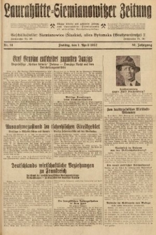 Laurahütte-Siemianowitzer Zeitung : enzige älteste und gelesenste Zeitung von Laurahütte-Siemianowitz mit wöchentlicher Unterhaitungsbeilage. 1932, nr 51