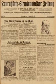 Laurahütte-Siemianowitzer Zeitung : enzige älteste und gelesenste Zeitung von Laurahütte-Siemianowitz mit wöchentlicher Unterhaitungsbeilage. 1932, nr 55