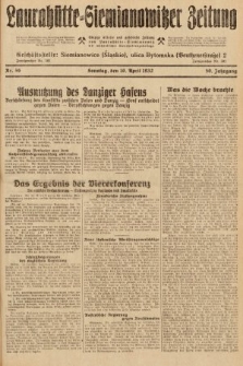 Laurahütte-Siemianowitzer Zeitung : enzige älteste und gelesenste Zeitung von Laurahütte-Siemianowitz mit wöchentlicher Unterhaitungsbeilage. 1932, nr 56