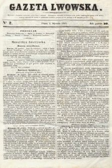 Gazeta Lwowska. 1851, nr 2