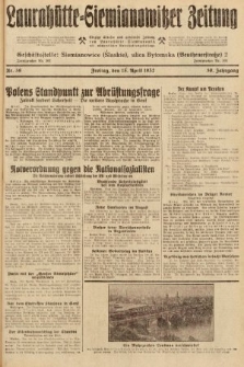 Laurahütte-Siemianowitzer Zeitung : enzige älteste und gelesenste Zeitung von Laurahütte-Siemianowitz mit wöchentlicher Unterhaitungsbeilage. 1932, nr 59