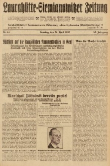 Laurahütte-Siemianowitzer Zeitung : enzige älteste und gelesenste Zeitung von Laurahütte-Siemianowitz mit wöchentlicher Unterhaitungsbeilage. 1932, nr 64